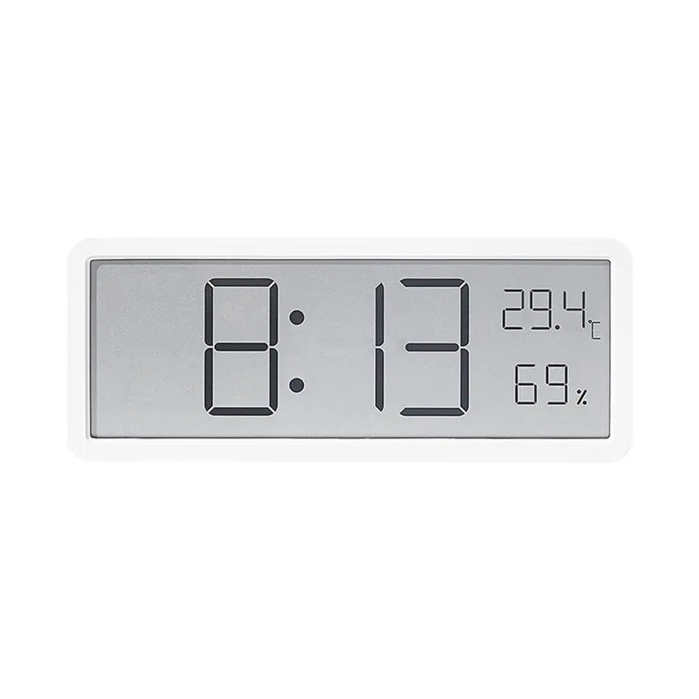 Large Digital Wall Clock - LED Display with Temperature