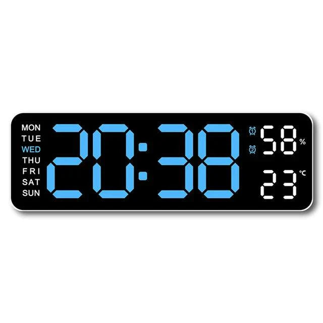 Large Digital Alarm Clock | Multifunctional Display | USB Powered