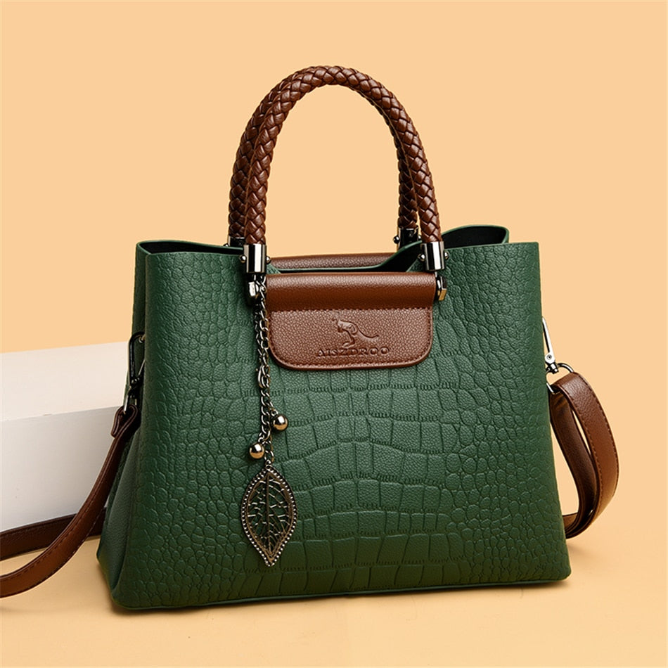 Luxurious Women's Leather Handbag – Amara