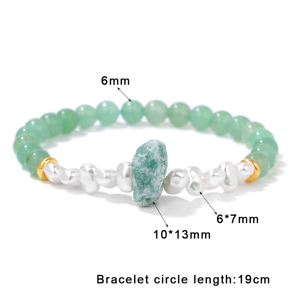 Natural Crystal Bead Bracelet – Eline