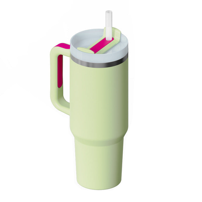 Insulating Mug with Handle and Straw - ChillMate