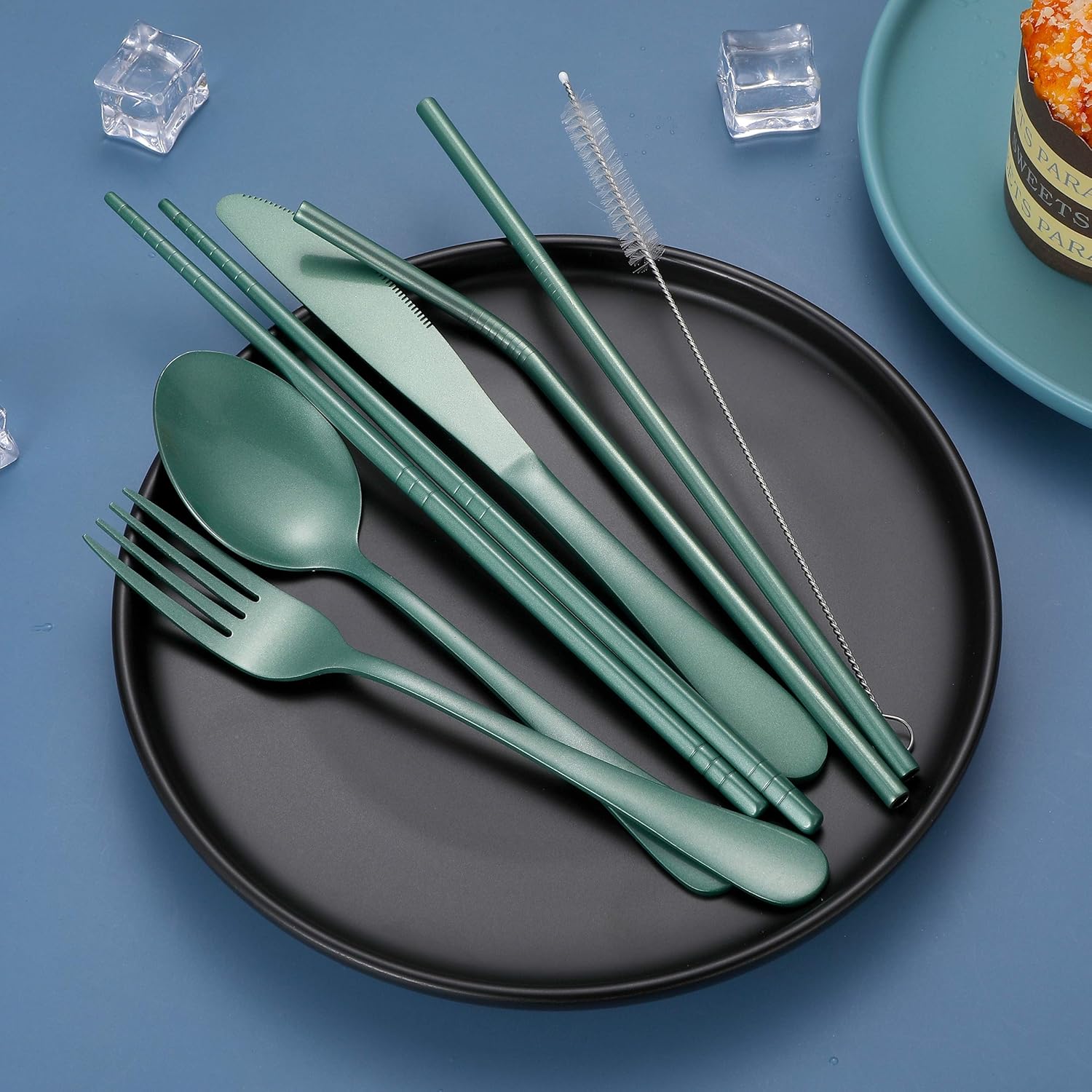 Portable Stainless Steel Cutlery Set - Travel Essential!