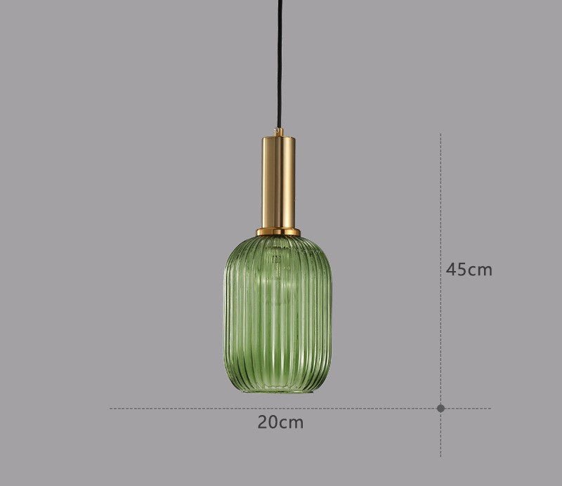 Retro Glass Pendant Light – ColorVibe
