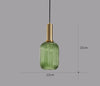 Retro Glass Pendant Light – ColorVibe