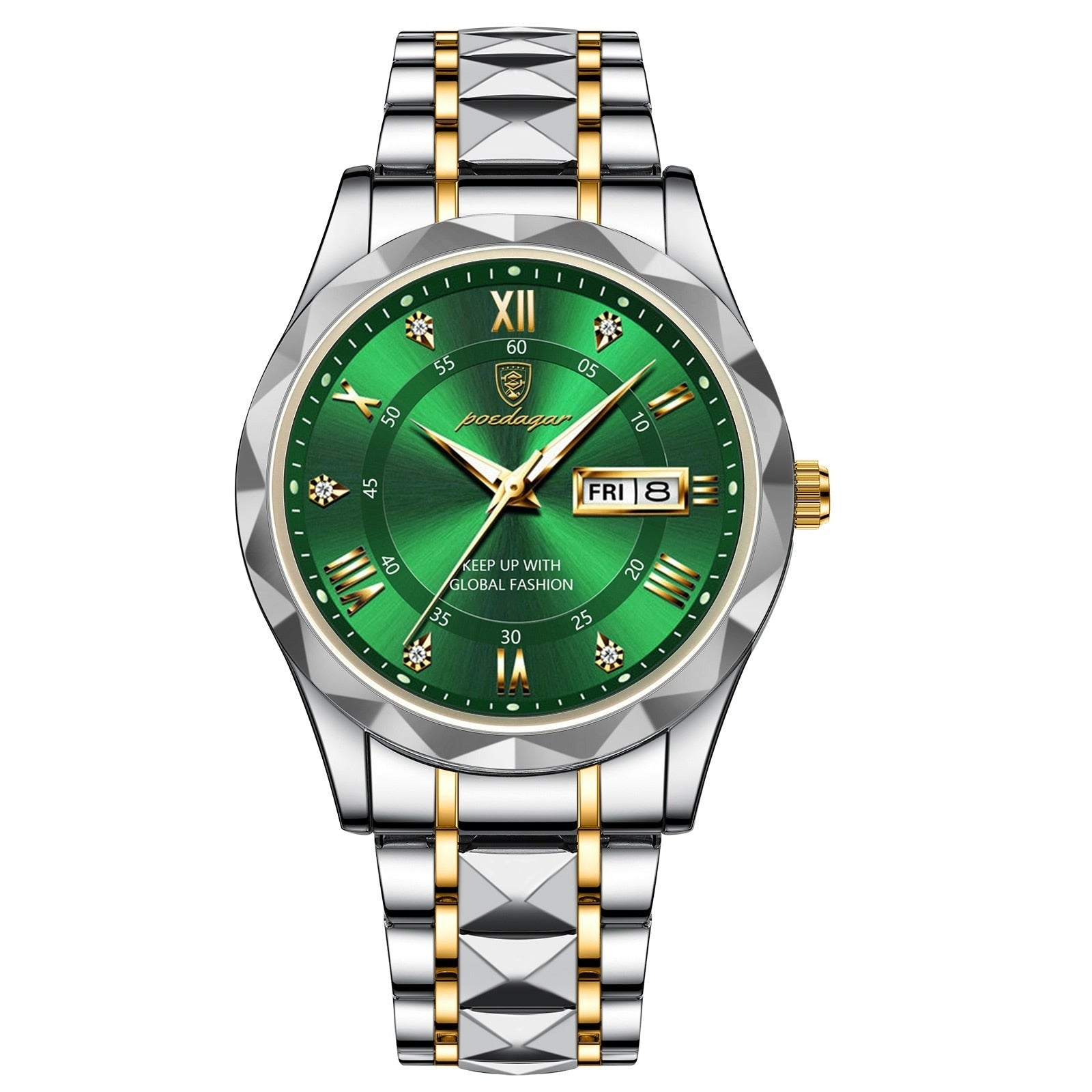 Stylish Stainless Steel Men's Watch - LumiSteel
