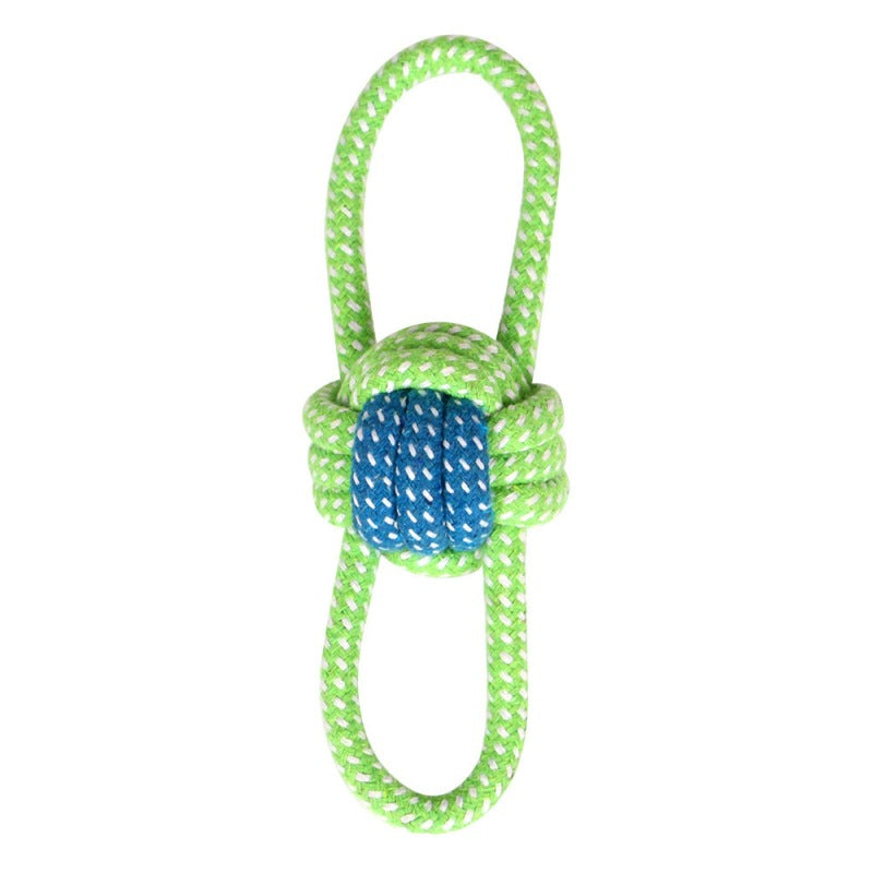 Dog Toy - Tug & Play Rope Ball