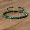 Braided Bracelet with 2.4 mm Natural Stone Beads – Seraphina