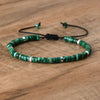 Braided Bracelet with 2.4 mm Natural Stone Beads – Seraphina