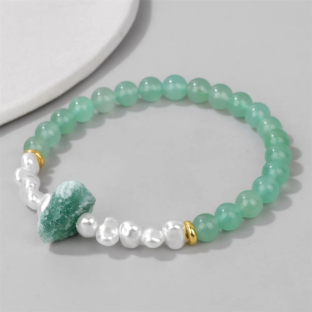 Natural Crystal Bead Bracelet – Eline