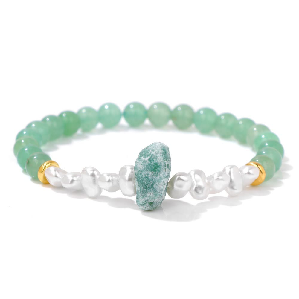 Natural Crystal Bead Bracelet – Eline