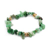 Stylish Bracelet Made of Natural Stones and Crystal Beads - Celine
