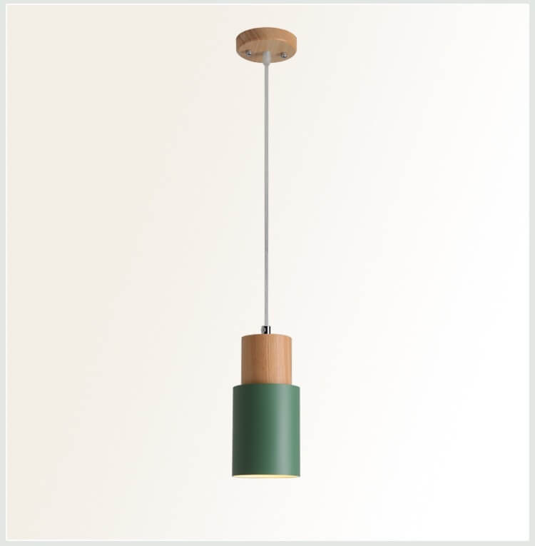 Minimalistic LED Cylinder Pendant Light – NordicGlow