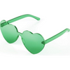 Heart-Shaped Transparent Sunglasses without Frame - Cora, Summer 2025 Edition