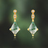 Moss Agate and White Zircon Jewellery Set – Lana