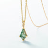 Moss Agate and White Zircon Jewellery Set – Lana