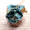 Natural Crystal Geode Pendant – Gaia