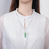 Stylish Crystal and Tree of Life Gemstone Necklace – Elara
