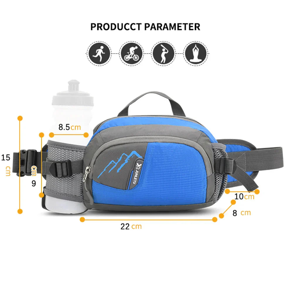 Sport Waist Bag with Bottle Holder – Vega