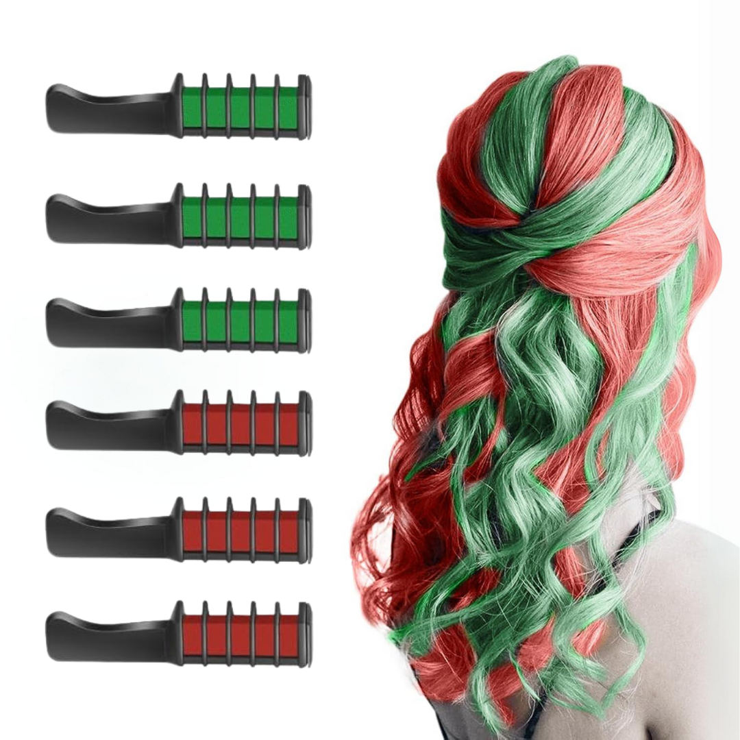 Washable Hair Chalk Comb – Fun Temporary Hair Colour