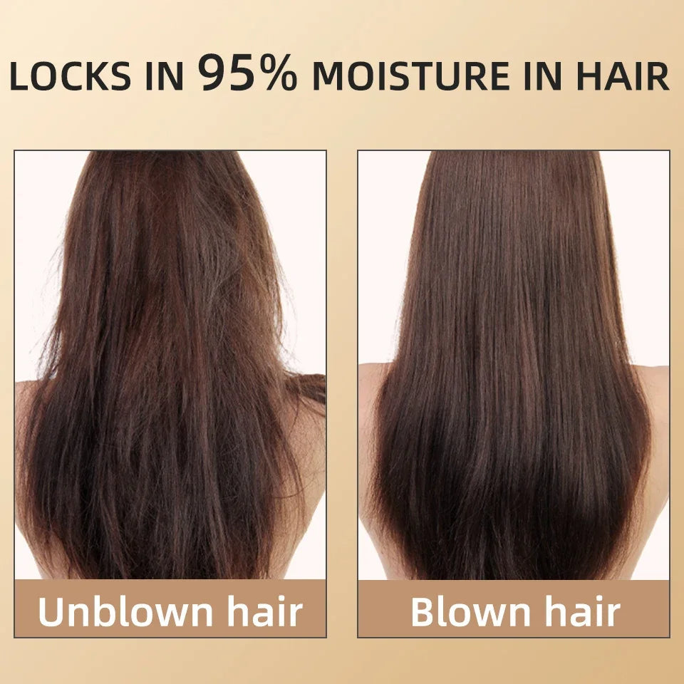 Professional Hair Dryer 2400W with Cool and Warm Air - Negative Ions - Powerful Hairdryer for Salon Results