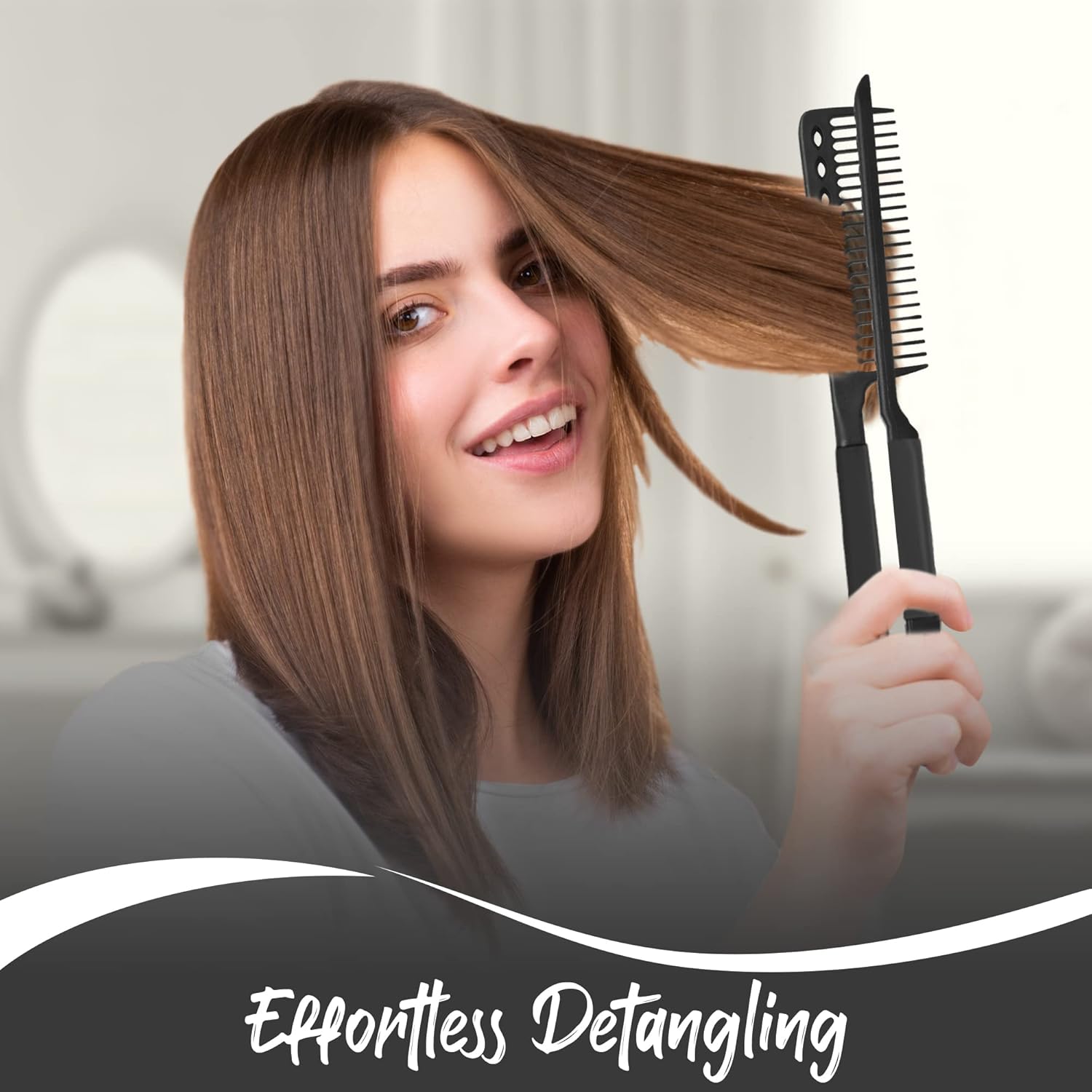 Smoothing Brush – Blow-Dry Comb for Effortless Hair Styling