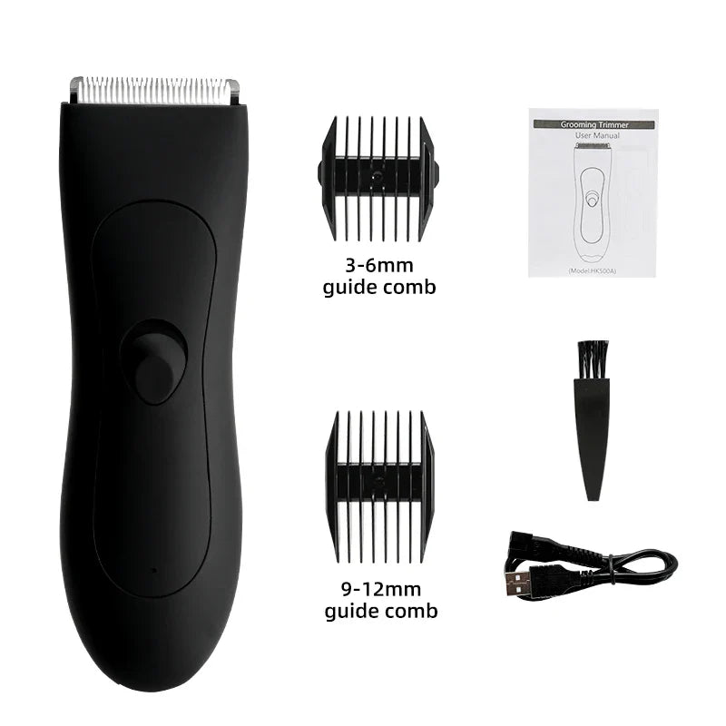 Men's Body Hair Trimmer and Women's Shaver with Bikini and Intimate Trimmer