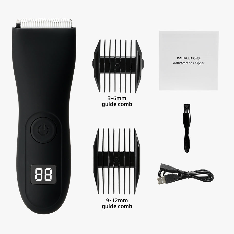 Men's Body Hair Trimmer and Women's Shaver with Bikini and Intimate Trimmer