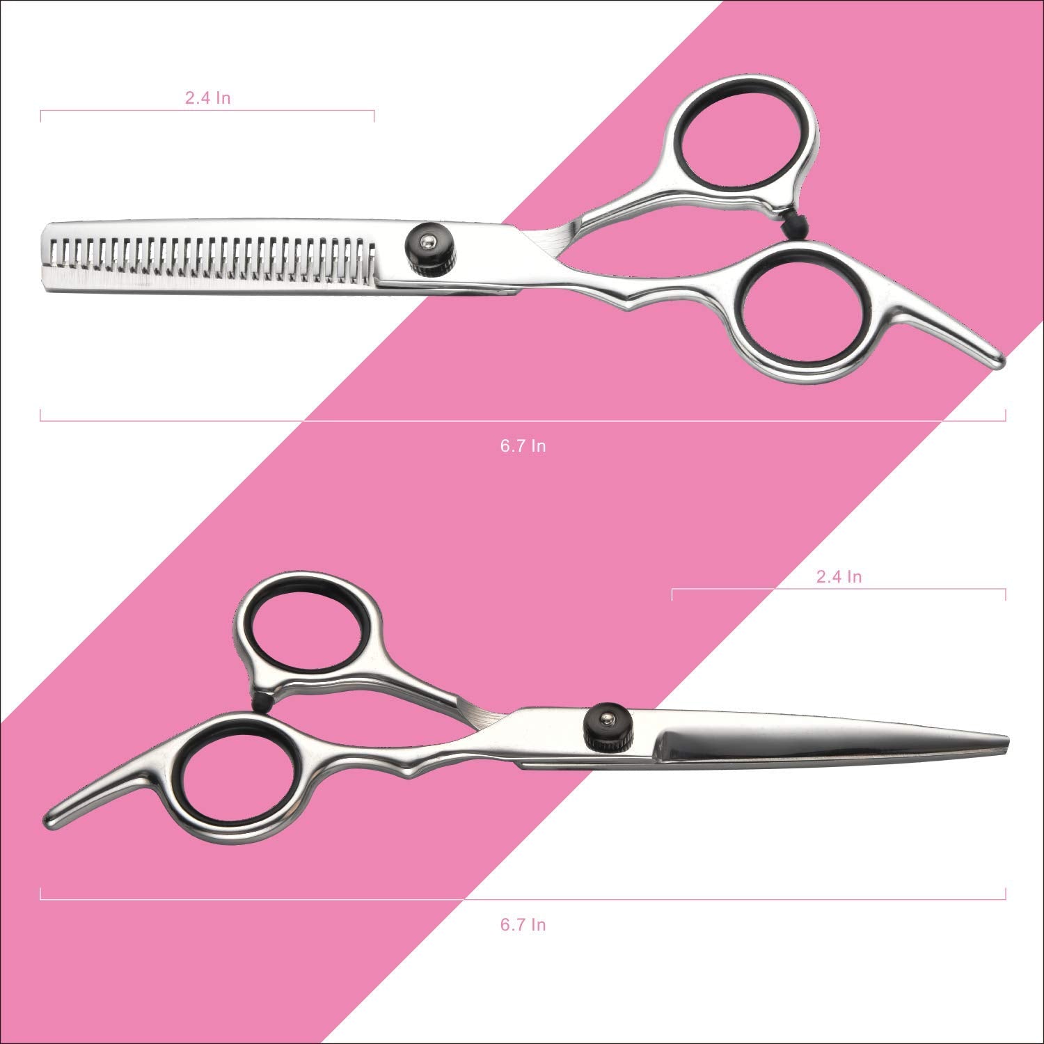 Professional Hair Cutting & Thinning Scissors Set