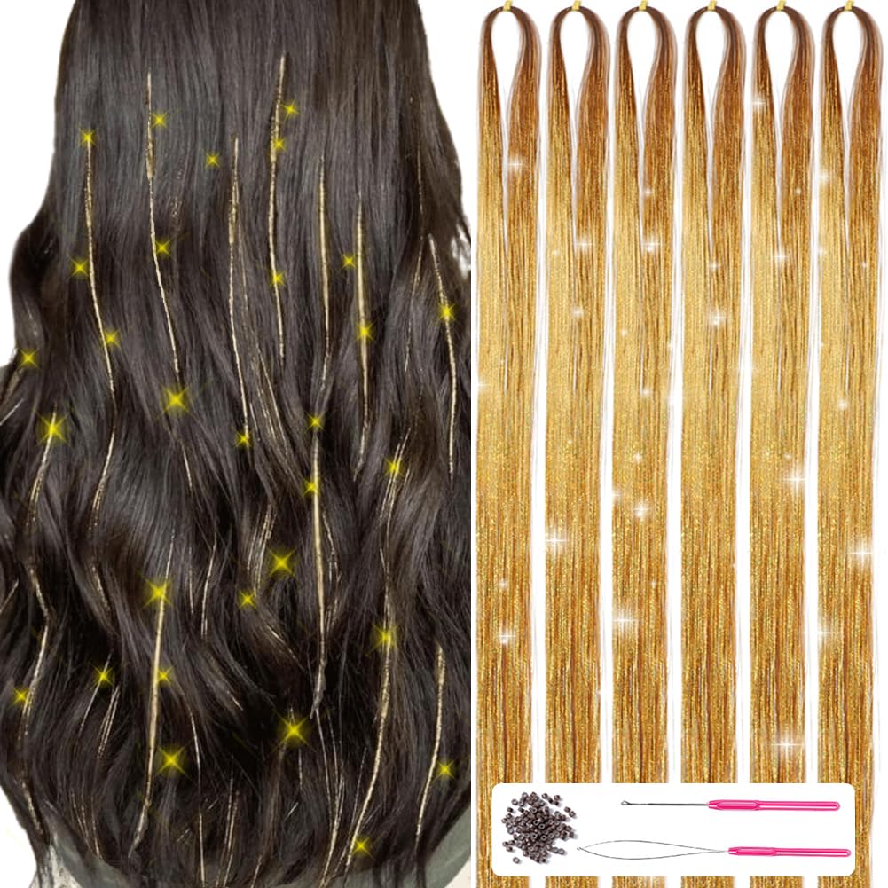 Sparkling Hair Tinsel Kit – Glitter Strands!