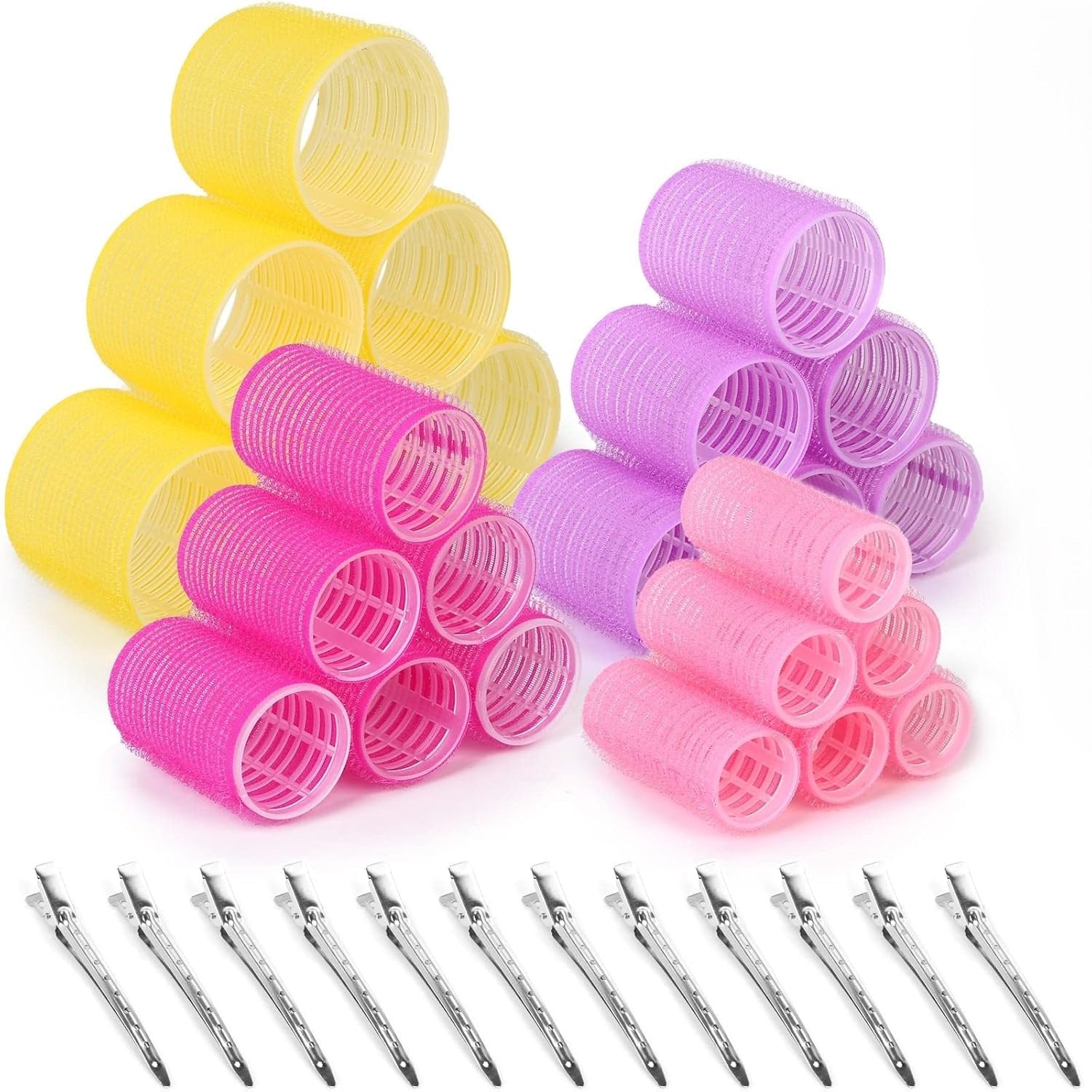Self-Adhesive Curlers Set – Multicoloured Curlers