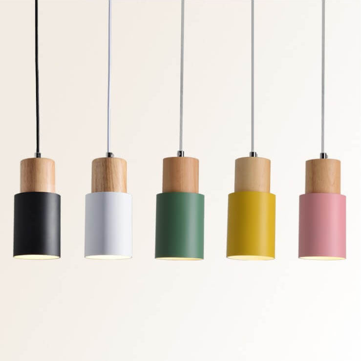 Minimalistic LED Cylinder Pendant Light – NordicGlow