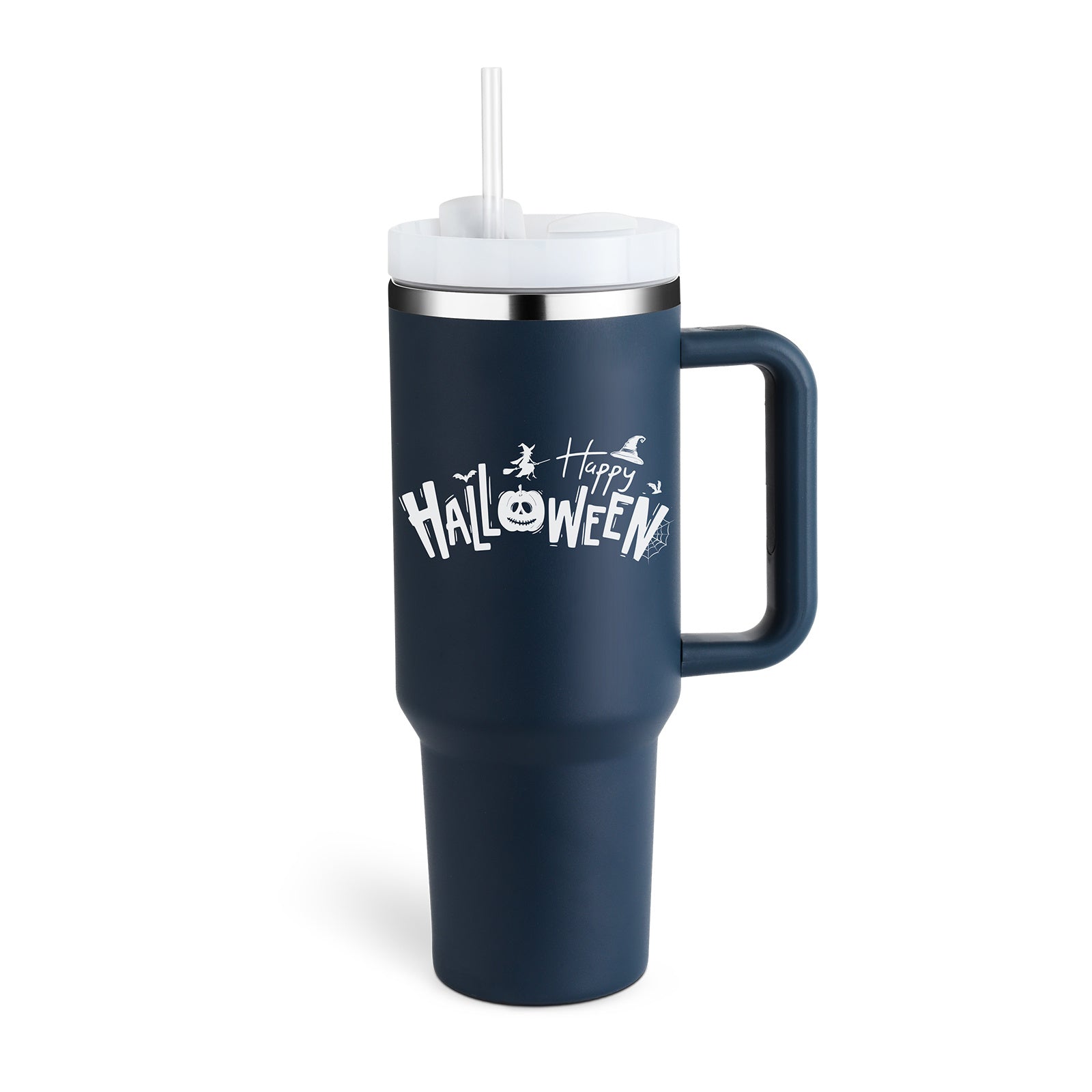 Insulating Mug with Handle and Straw - ChillMate