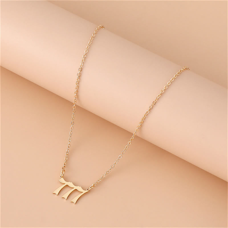 Angel Numbers Necklace in Stainless Steel – Celestia