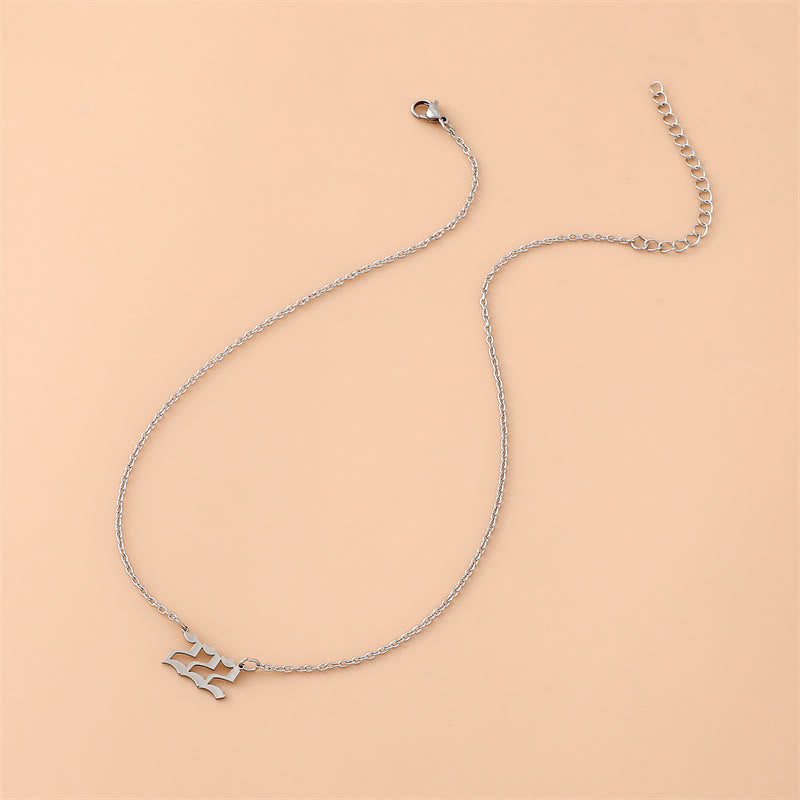 Angel Numbers Necklace in Stainless Steel – Celestia
