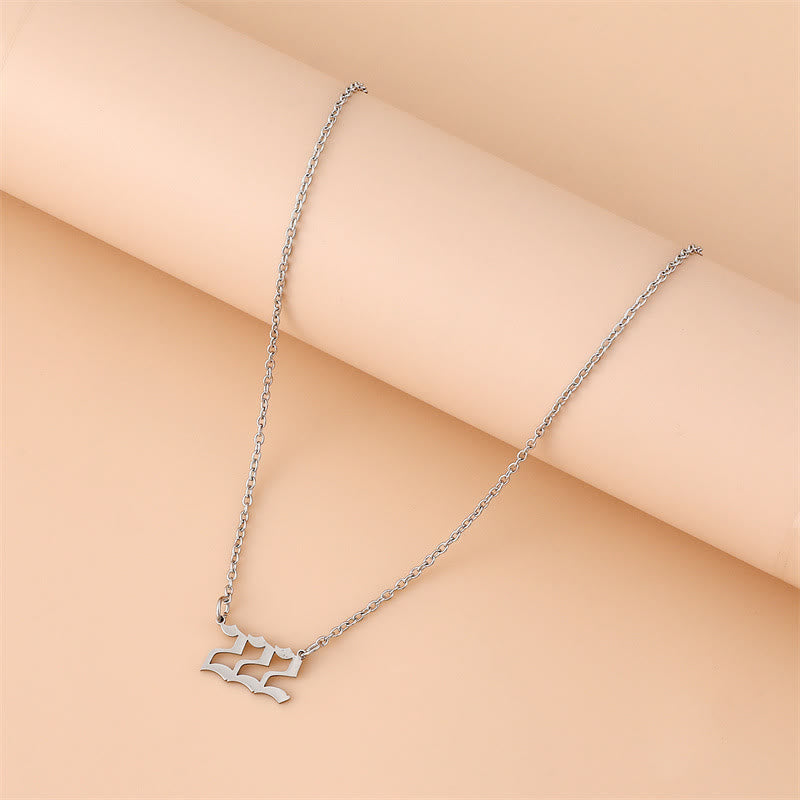 Angel Numbers Necklace in Stainless Steel – Celestia