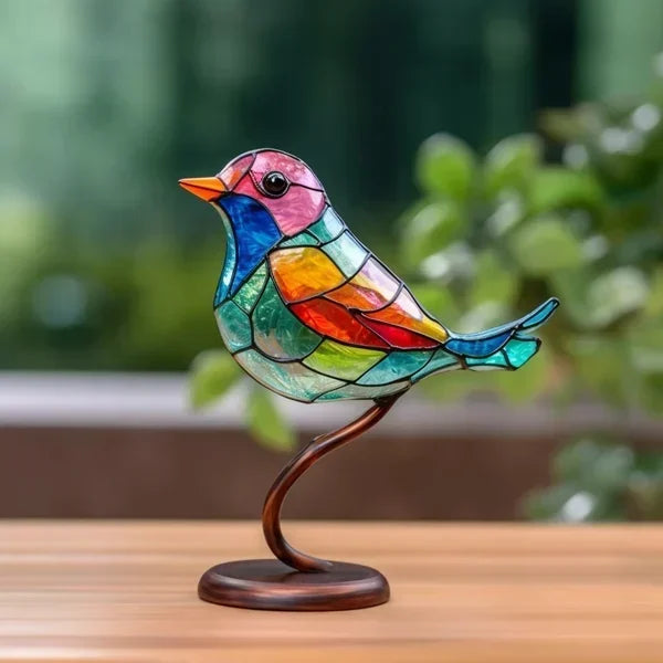 Handmade Coloured Glass Birds for a Stylish Interior