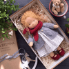 Handcrafted Winter Waldorf Cuddle Doll – Poppi