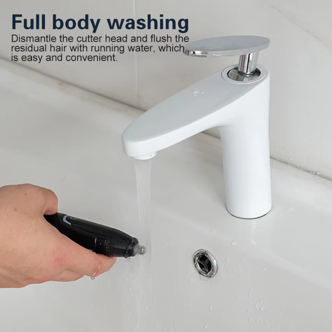 Rechargeable Nose and Ear Trimmer - Painless Grooming Treatment