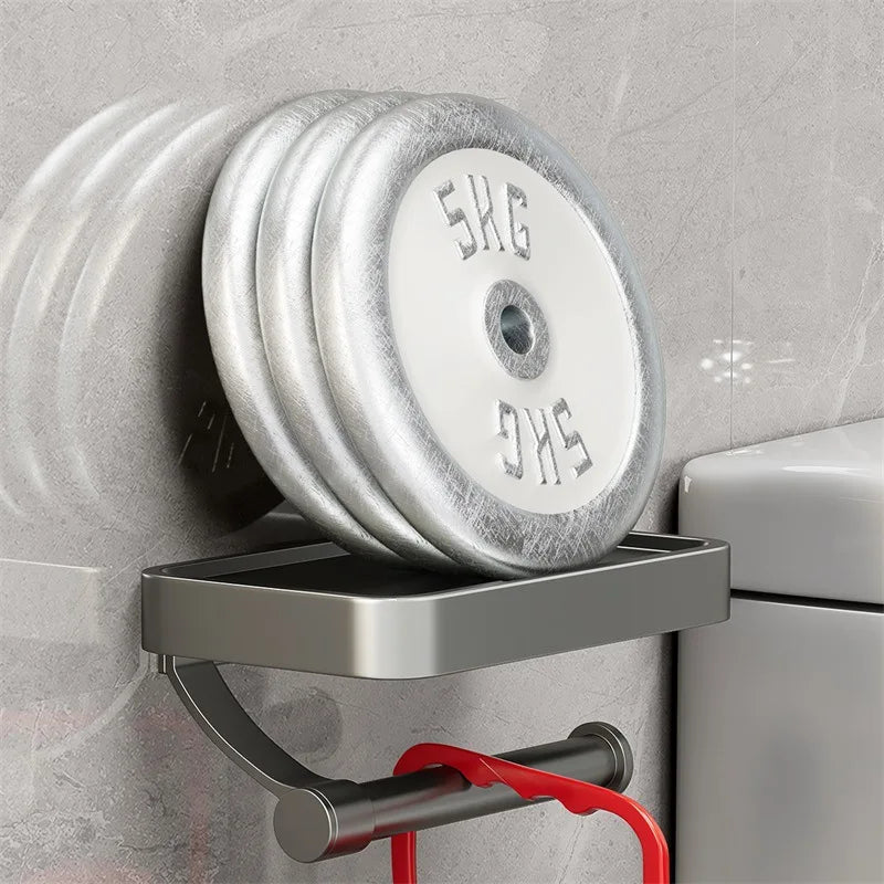 Toilet Roll Holder with Shelf – Stalux