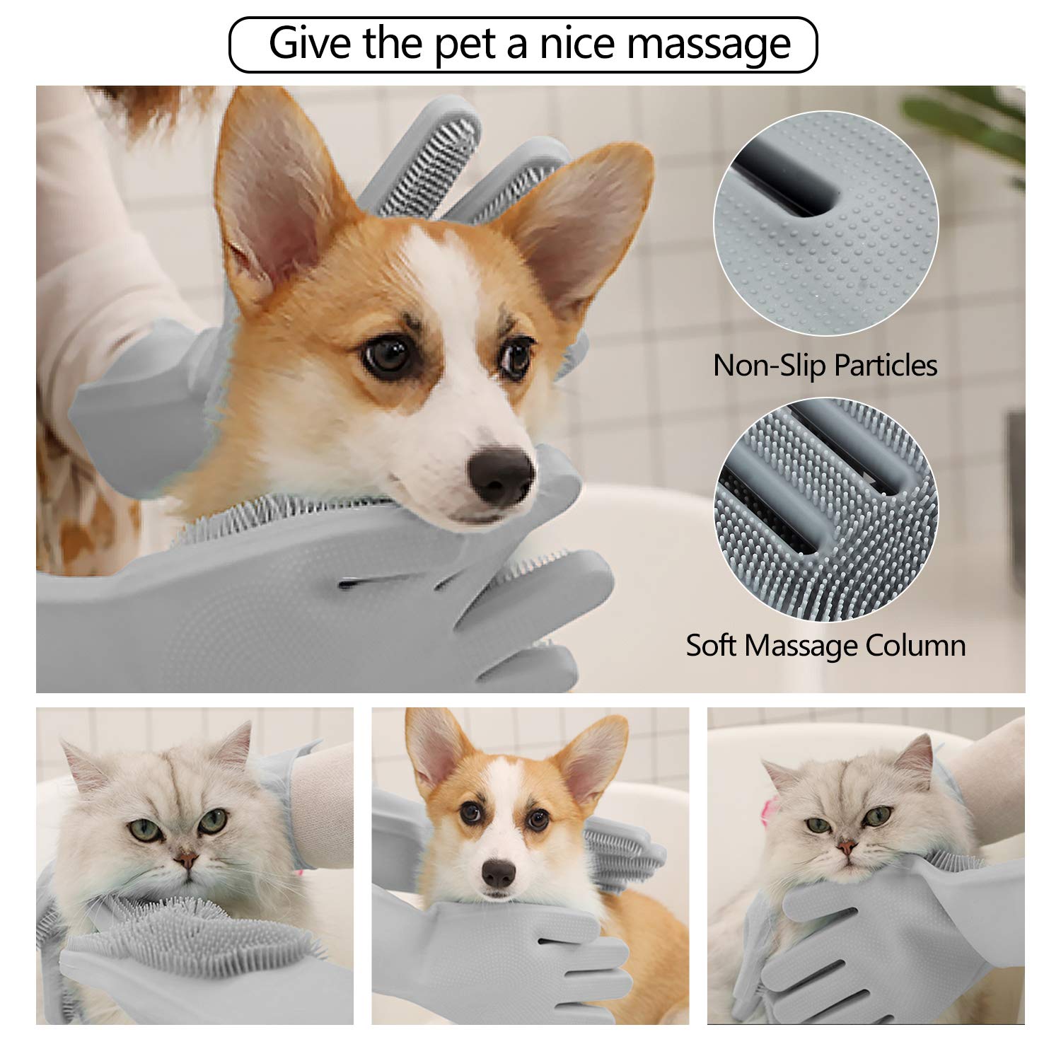 Efficient Pet Grooming Glove – For Tangle-Free Fur!
