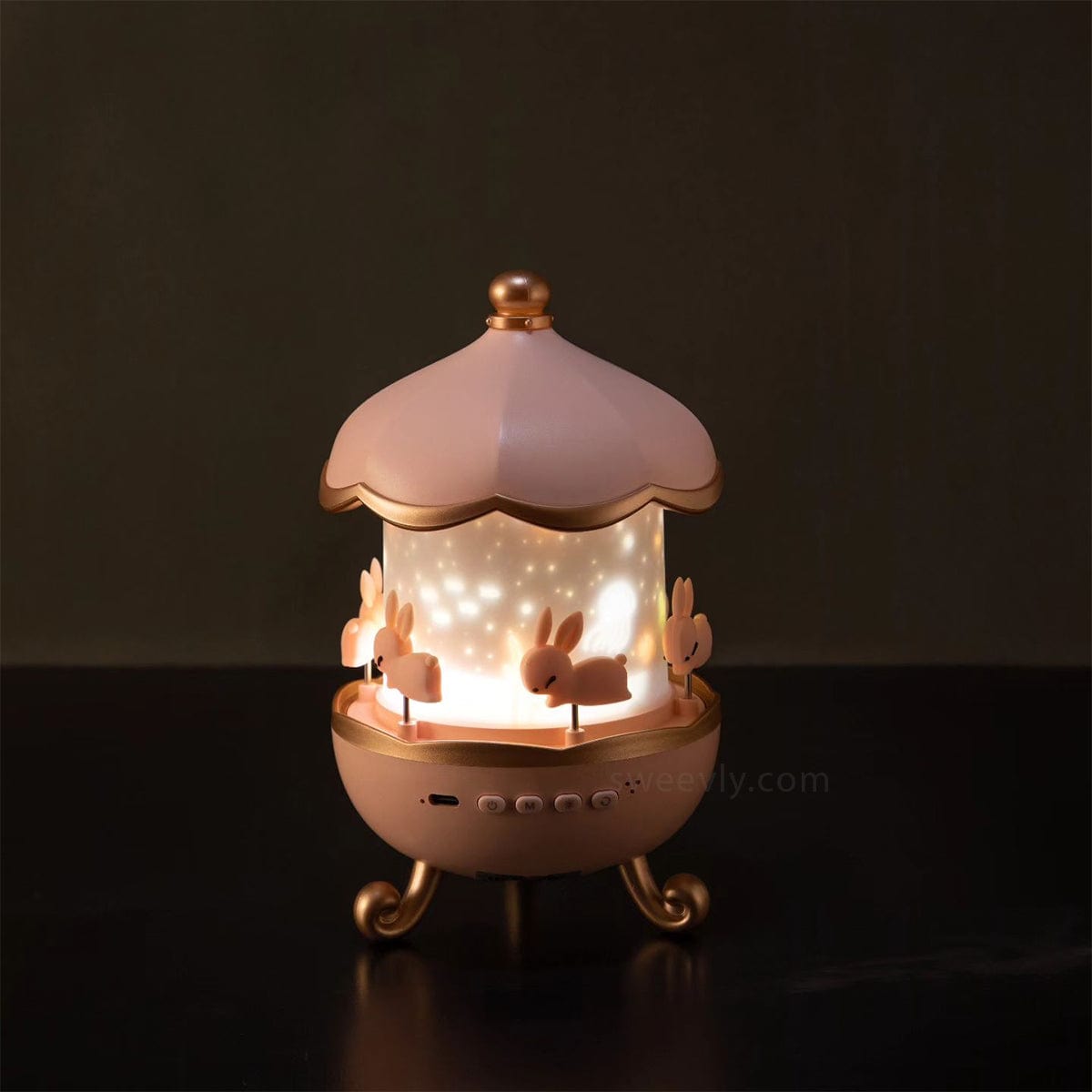 Hello Kitty Star Projector Lamp | Music Box Night Light