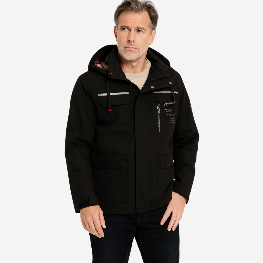 Men's Softshell Outdoor Jacket - Windproof & Waterproof - Autumn