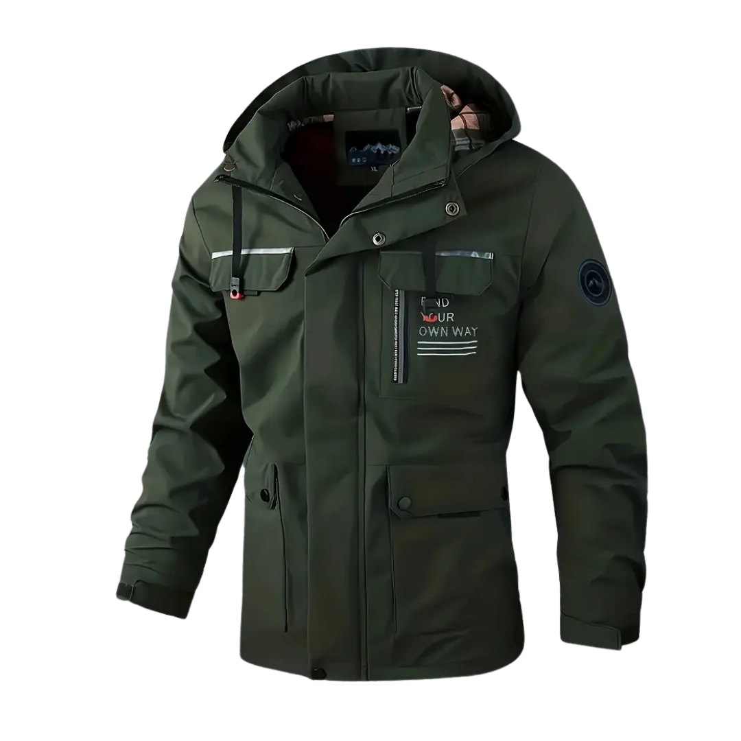 Men's Softshell Outdoor Jacket - Windproof & Waterproof - Autumn