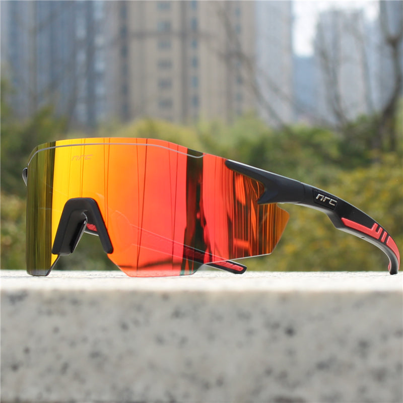 Men's Sports Sunglasses - Polarised Lenses - UV Protection
