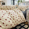 Bedding Set with Heart Motif – LoveLuxe