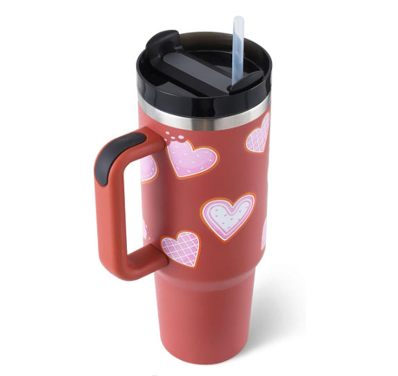 Insulating Mug with Handle and Straw - ChillMate