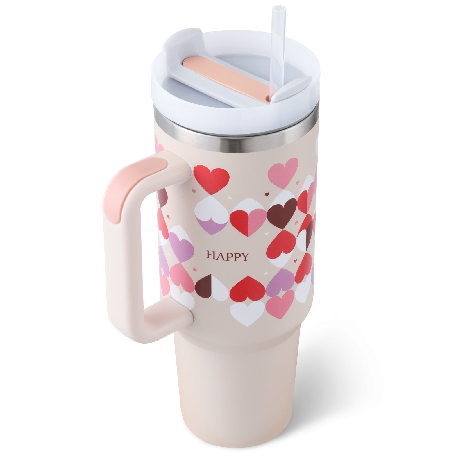 Insulating Mug with Handle and Straw - ChillMate