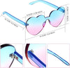 Heart-Shaped Transparent Sunglasses without Frame - Cora, Summer 2025 Edition