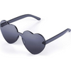 Heart-Shaped Transparent Sunglasses without Frame - Cora, Summer 2025 Edition