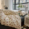 Bedding Set with Heart Motif – LoveLuxe